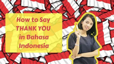 thank you in bahasa indonesian language